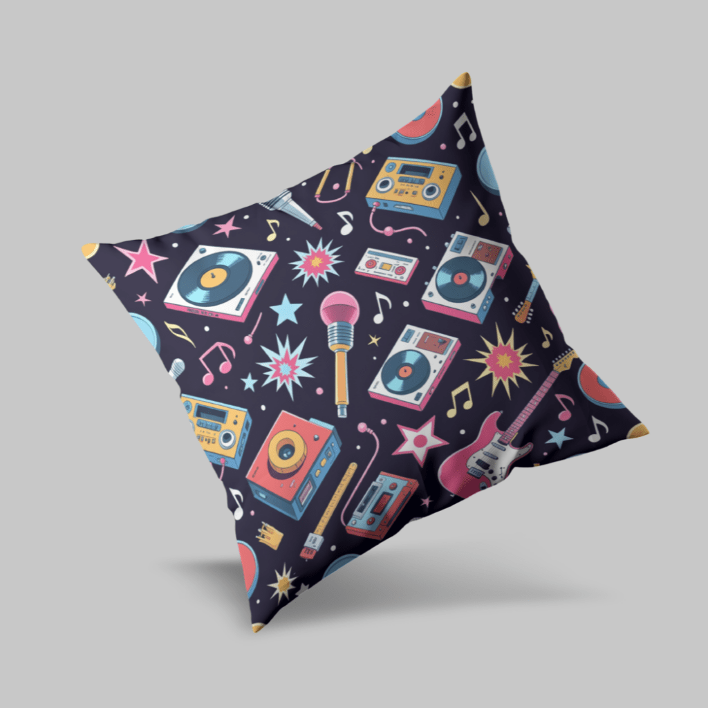 Music retro Pillow