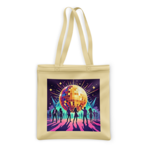 Funky Disco Ball Retro Tote Bag