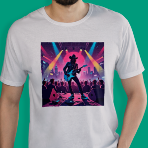 Synthwave Concert Scene Retro T-Shirt
