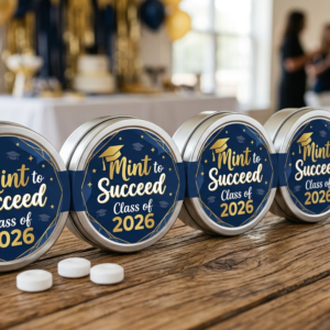 "Mint to Succeed" Graduation Mints