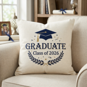Class of 2026 Throw Pillow