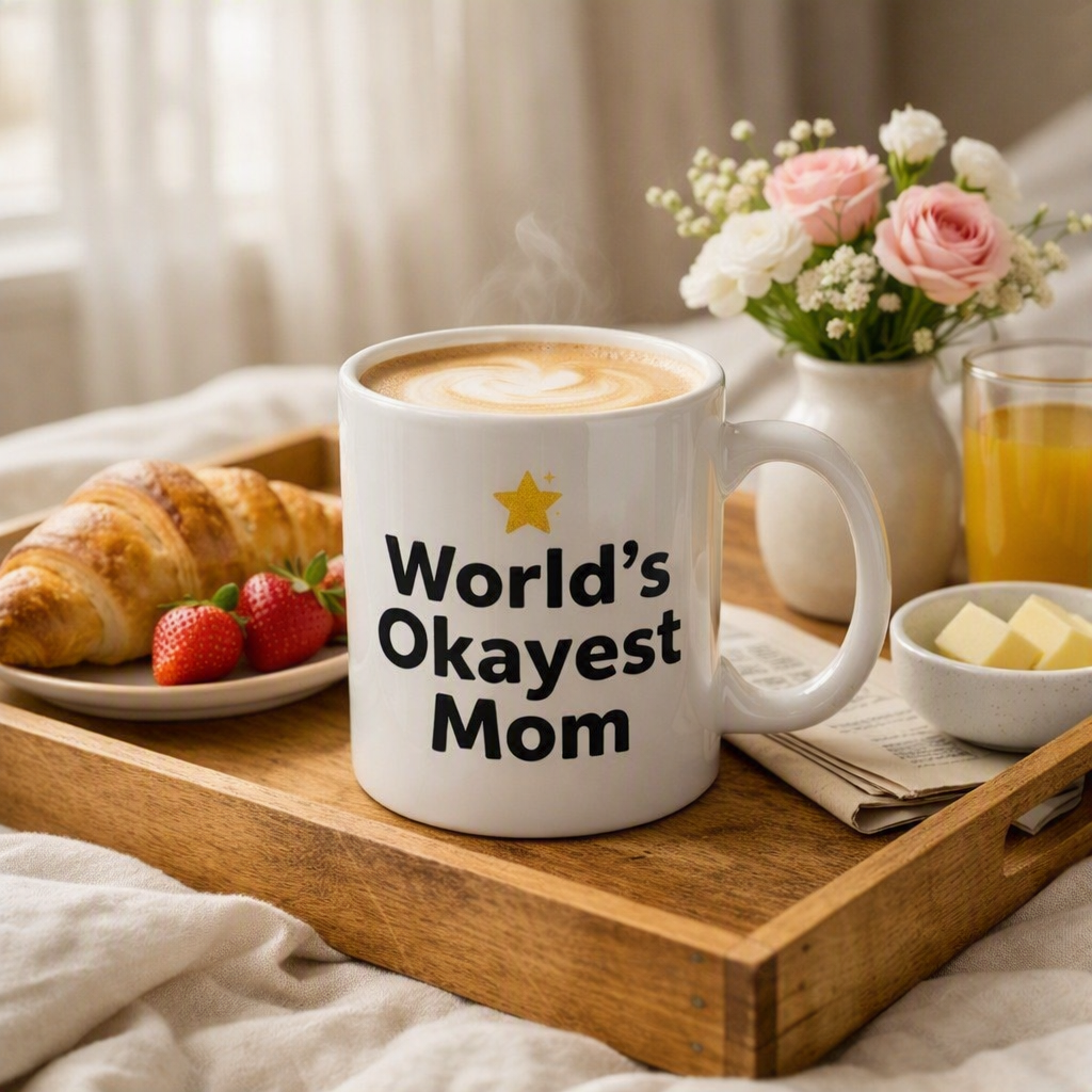 World's Okayest Mom Mug — Mother's Day Edition - Image 3