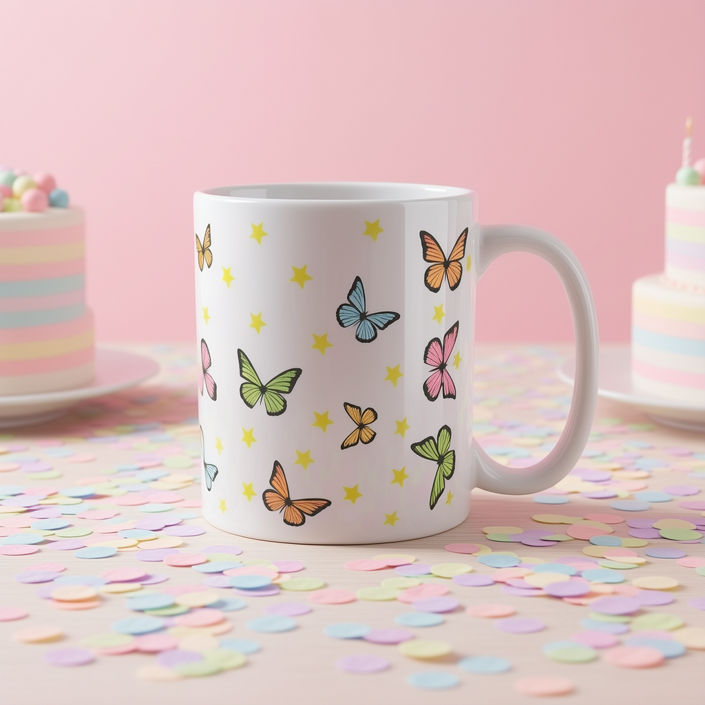 Butterfly Wishes Birthday Mug - Image 2