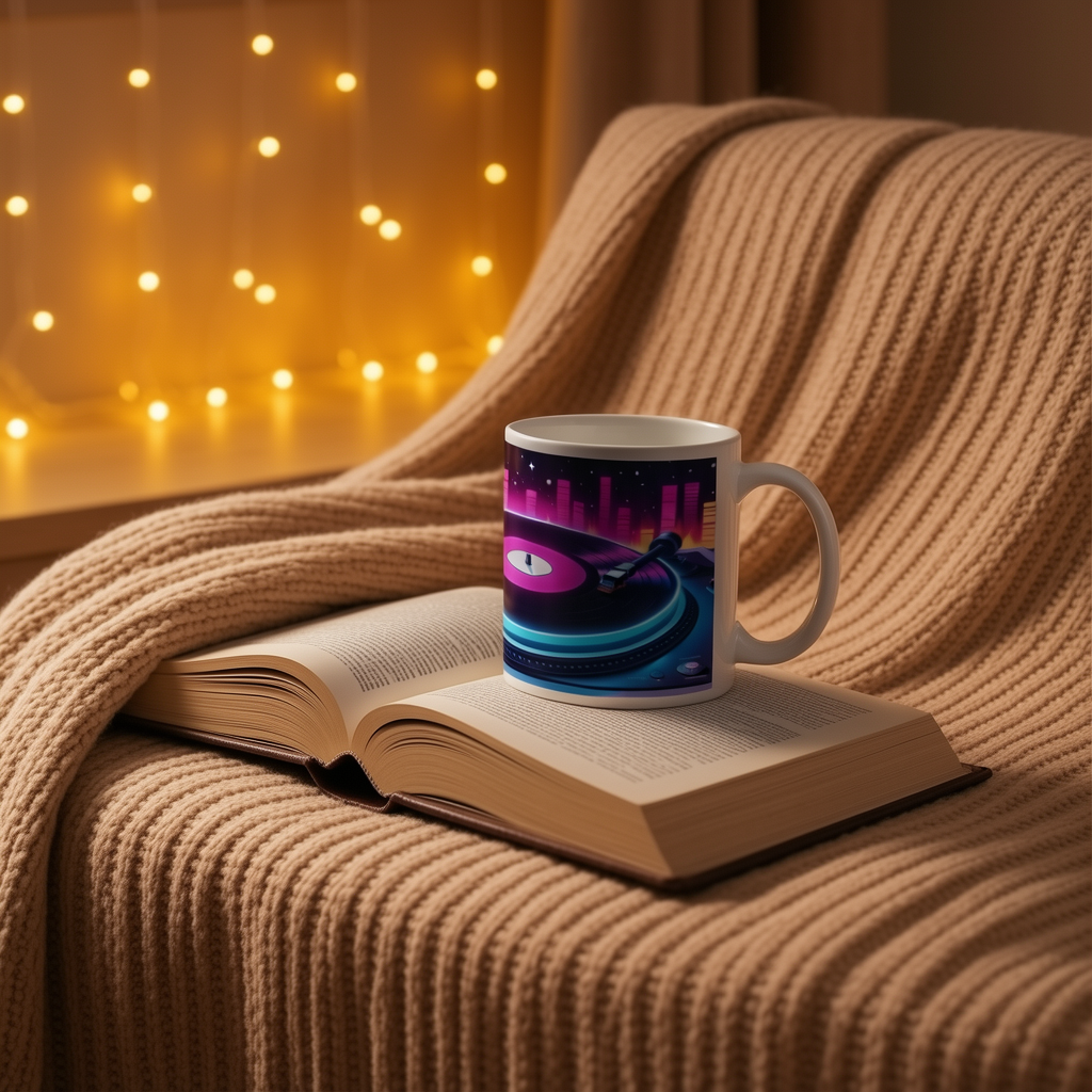 Vinyl Record Vibes Mug - Image 3