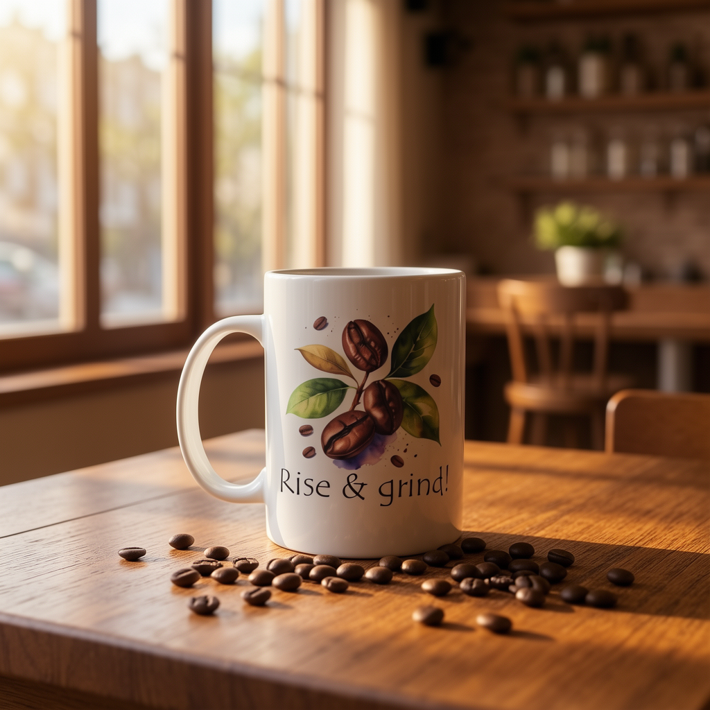 Rise and Grind Coffee Mug - Image 2