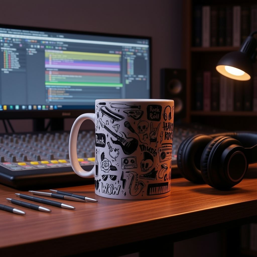 Rock & Roll Vibes Mug - Image 2