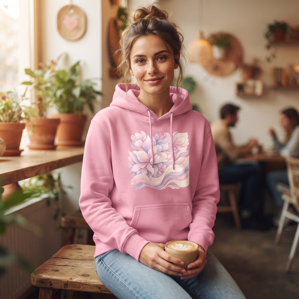 Customized Women's Photo Hoodie - Personalized Text & Image Print - 100% Cotton Pullover for Birthday & Events - Image 3
