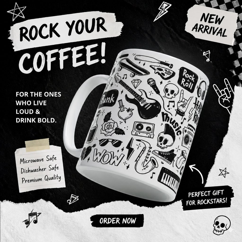 Rock & Roll Vibes Mug