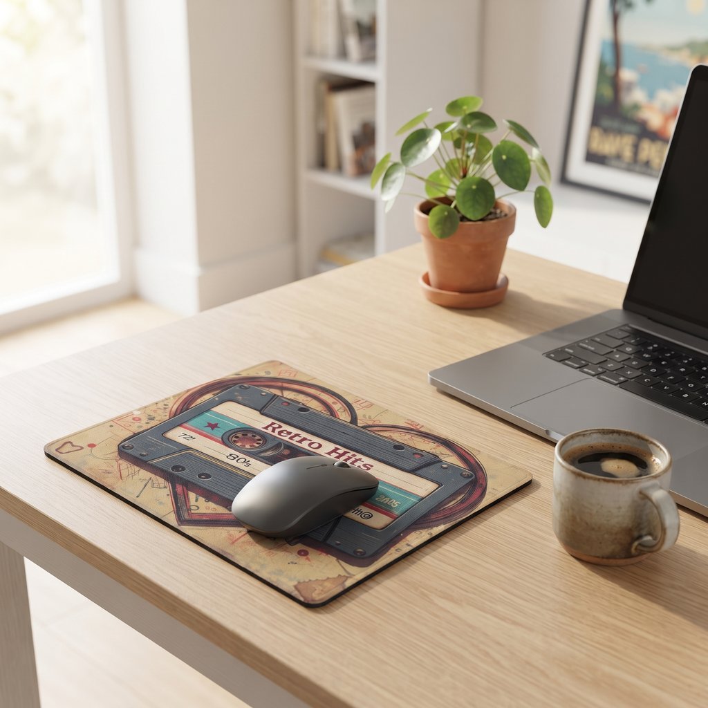 Cassette Tape Throwback MousePad - Image 2
