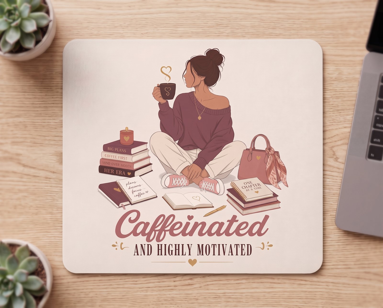 Women & Coffee Mousepad - Image 4