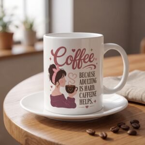 Women & Coffee Ceramic Mug — 11oz