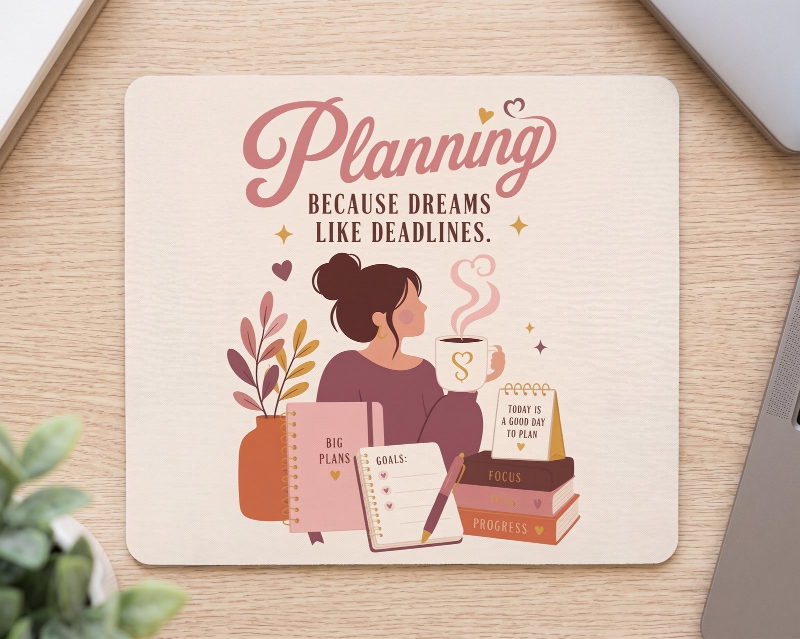 Women & Coffee Mousepad - Image 3