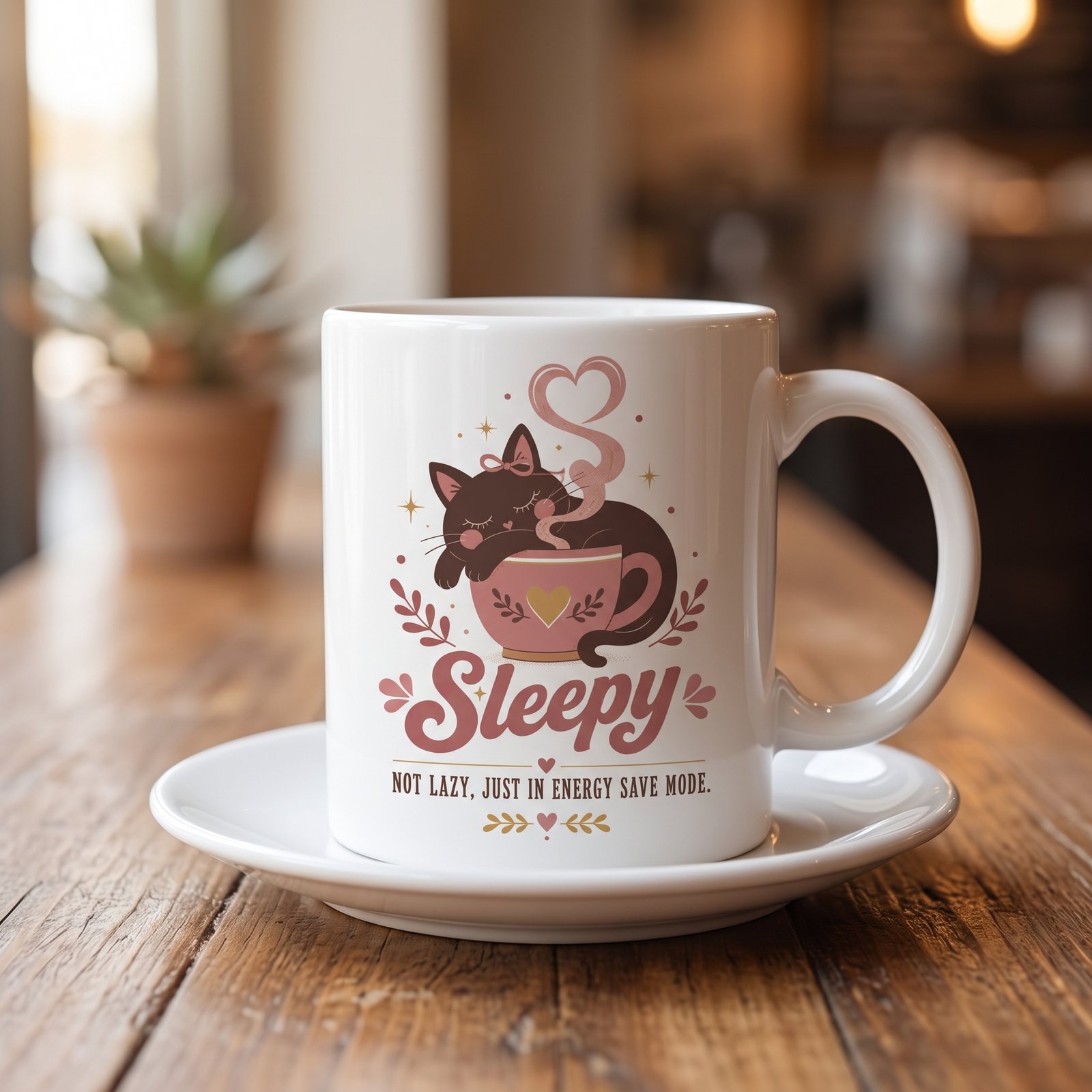 Women & Coffee Ceramic Mug — 11oz - Image 2